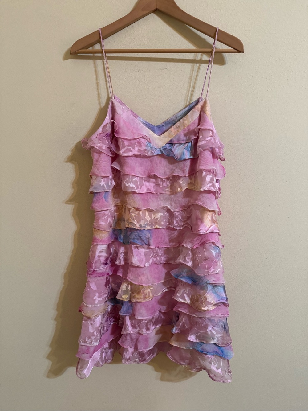 LoveShackFancy Agrace Mini Dress Candy Sparkle Size 14